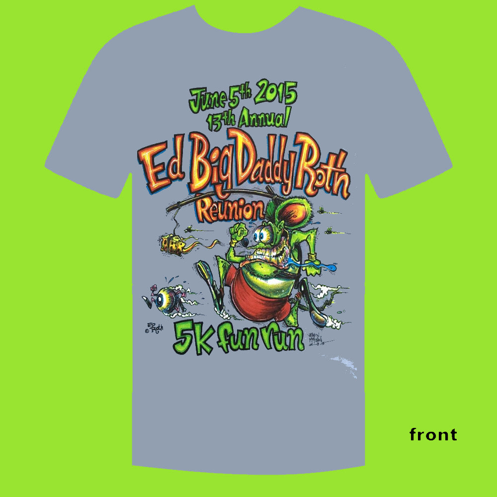 13th Annual Rat Fink Reunion 2015 Fun Run Shirt Collectible Style SP11 CLEARANCE