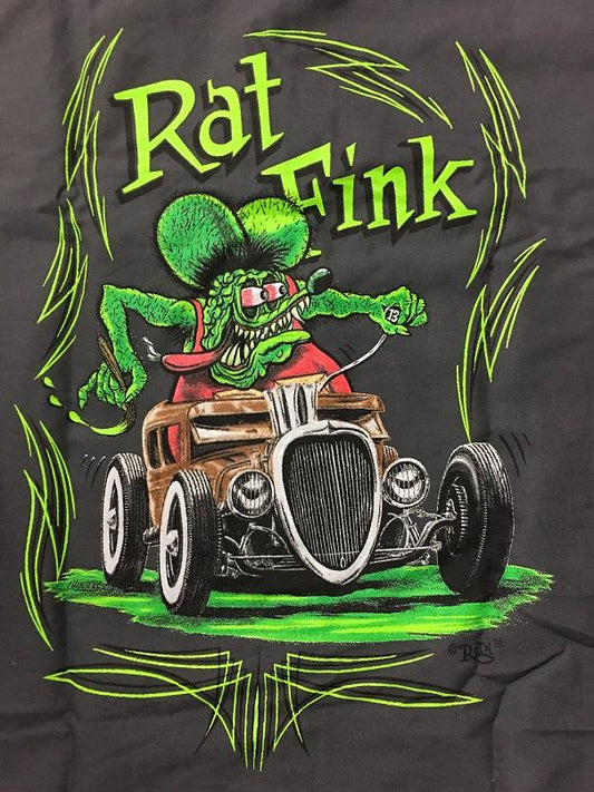 ED ROTH RAT FINK ORIGINAL 2015 HOT ROD KUSTOM T SHIRT BROWN STYLE 37