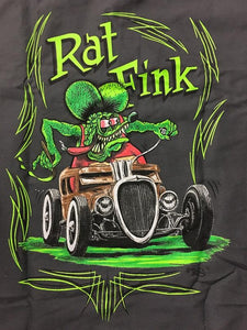 ED ROTH RAT FINK ORIGINAL 2015 HOT ROD KUSTOM T SHIRT BROWN STYLE 37